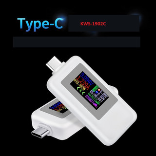 Thiết bị đo điện áp, dòng điện type c tester keweisi kws-1902c