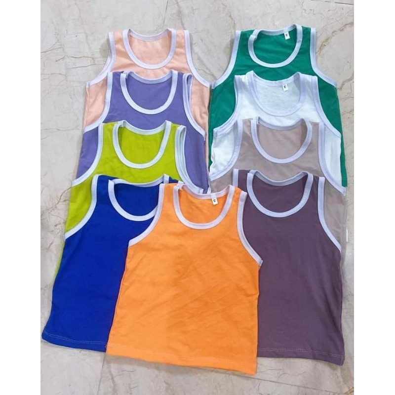 Sét 5 Áo Ba lỗ Vải Cotton Cho Bé 8-18kg