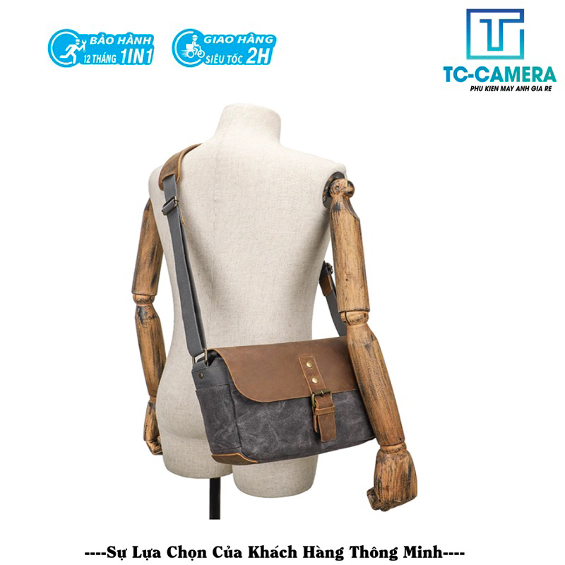 TÚI ĐỰNG MÁY ẢNH . TÚI ĐỰNG MÁY ẢNH VINTAGE CAO CẤP PHỐI DA