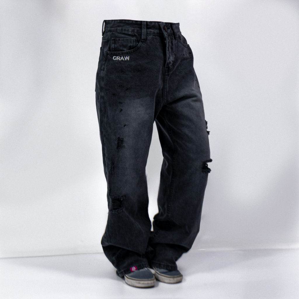 Quần Jean MiniPocket Ripped Graw