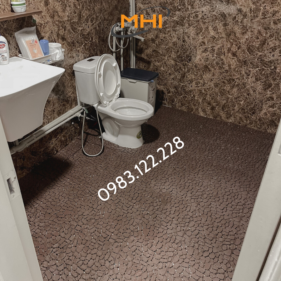 🔥Freeship Plus🔥Vỉ Nhựa Cao Cấp Lót Sàn Hình Viên Sỏi, Lót Sàn Ban Công/Hồ Bơi/Sàn Nhà/Sân Vườn kích thước 30*30