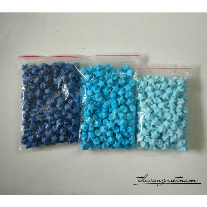 Ngôi sao giấy xếp sẵn 50c