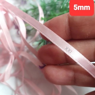 Ruy băng lụa có chữ , size 3mm đến 7 mm ( dây 10 mét)