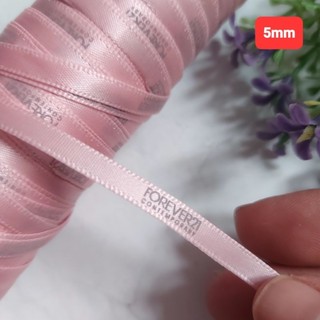 Ruy băng lụa có chữ , size 3mm đến 7 mm ( dây 10 mét)