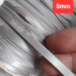 Ruy băng lụa có chữ , size 3mm đến 7 mm ( dây 10 mét)