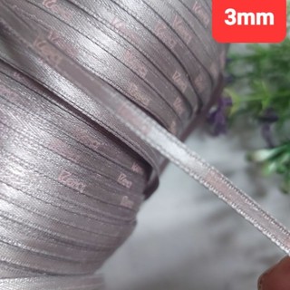 Ruy băng lụa có chữ , size 3mm đến 7 mm ( dây 10 mét)