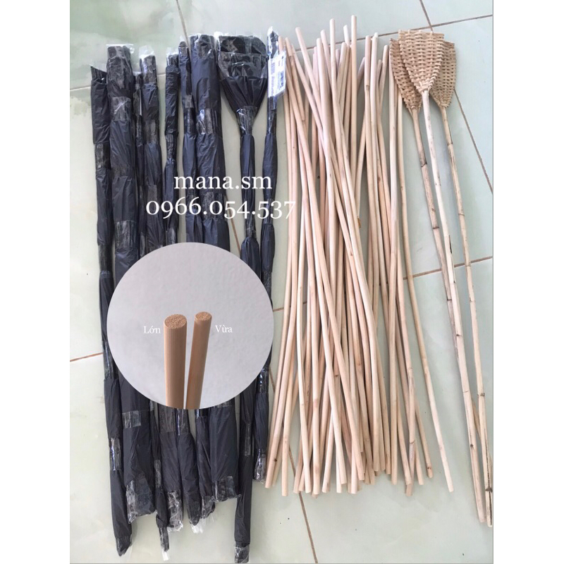 Cây mây lớn dài 80cm dẻo dai đường kính 12mm đến 14mm
