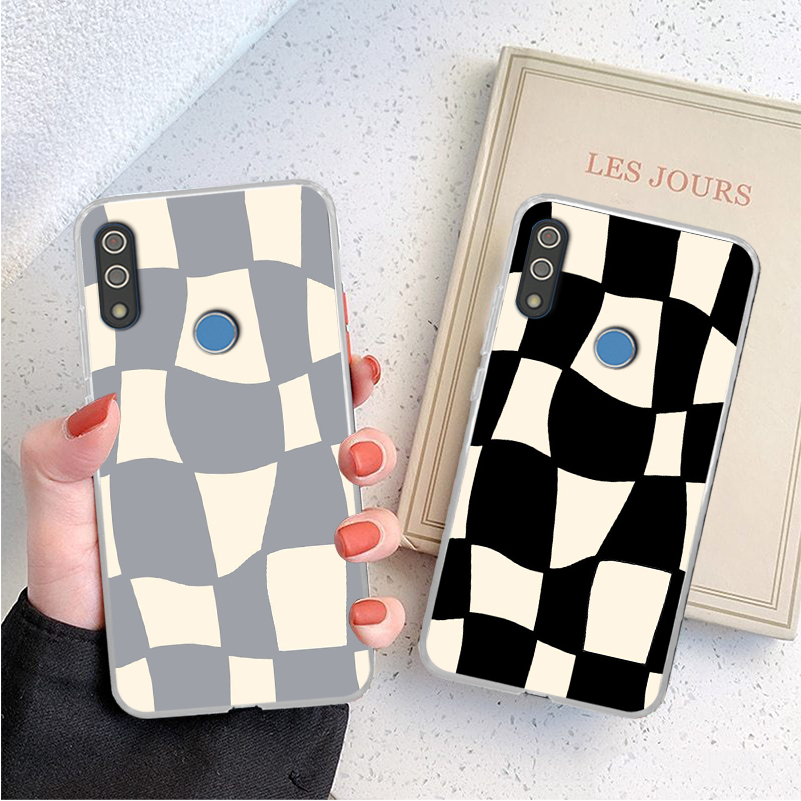 Ốp lưng Vsmart Star / Star 3 / Star 4 / Star3 / Star4 caro đen trắng họa tiết bàn cờ thương hiệu đẹp cute