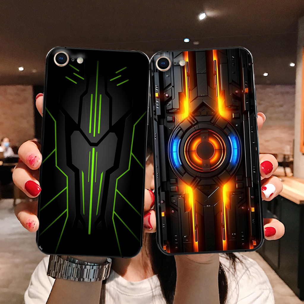 Ốp lưng Iphone 5/5S/5SE- IPHONE 6/6S-IPHONE 6/6S PLUS-IPHONE 7/8-IPHONE SE 2020 caro đen trắng họa tiết bàn cờ cute