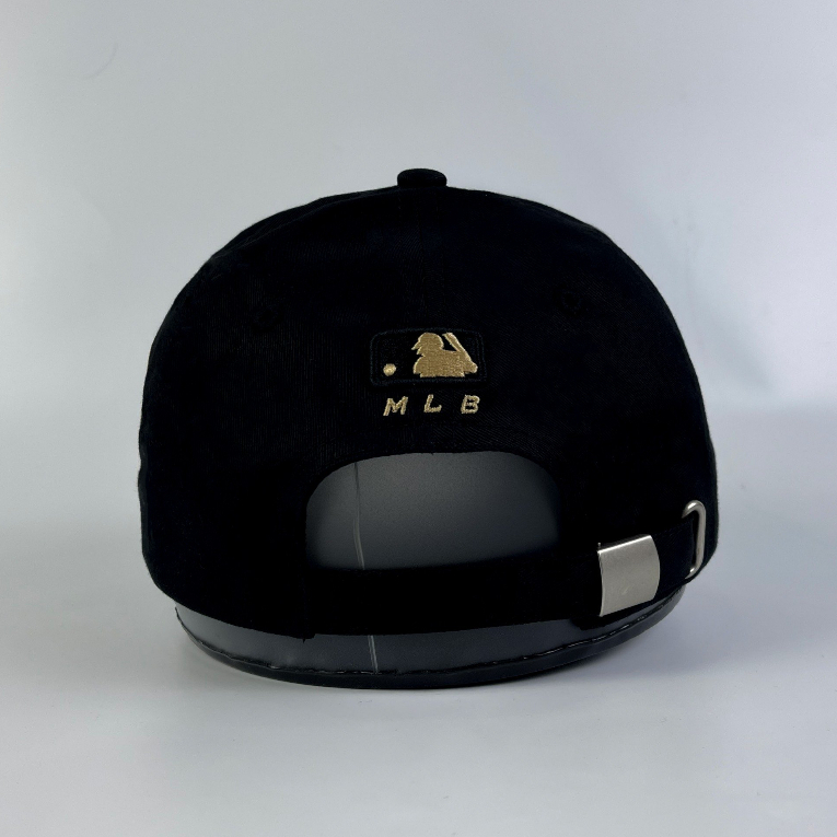 Mũ lưỡi trai MLB màu đen thêu nổi Logo NY Yankees dưới lưỡi, Nón kết NY siêu đẹp, Full hộp