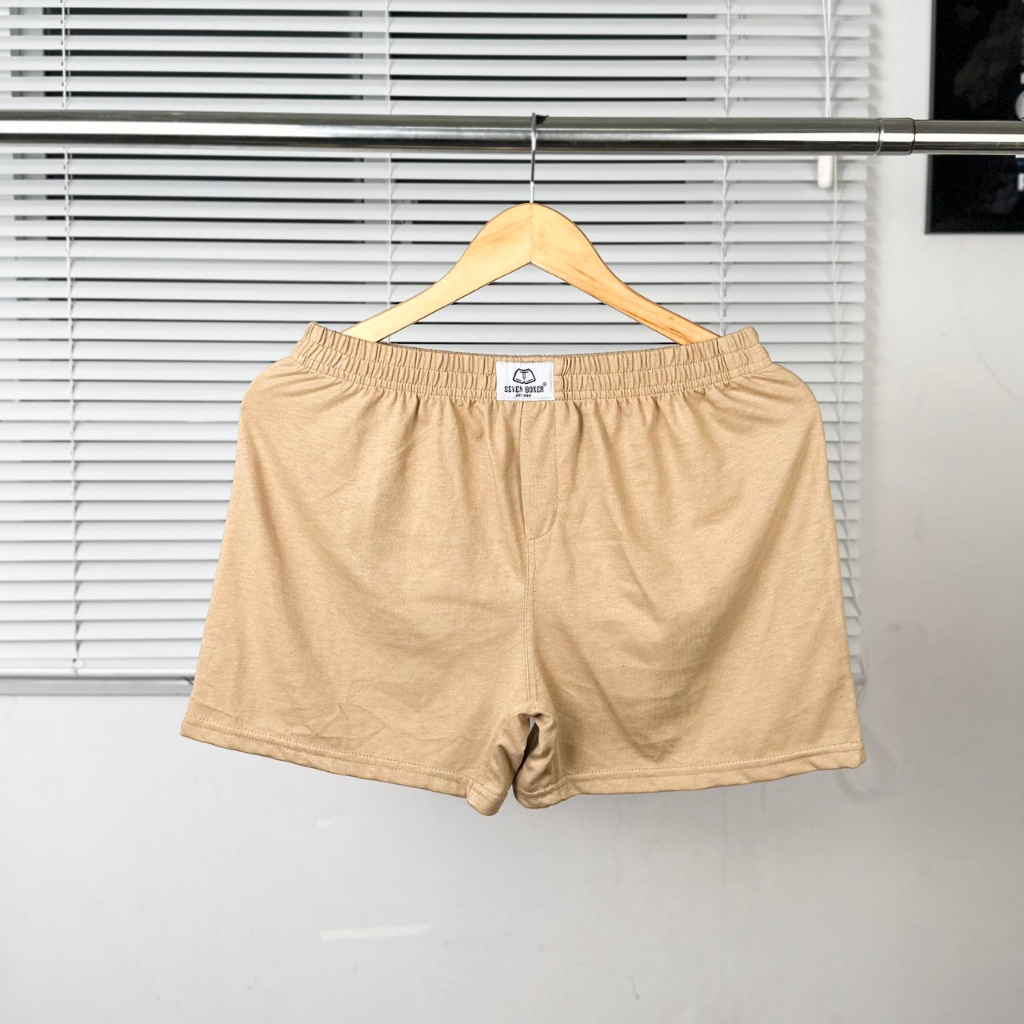 Quần đùi ngủ nam thun cotton từ 45-90kg