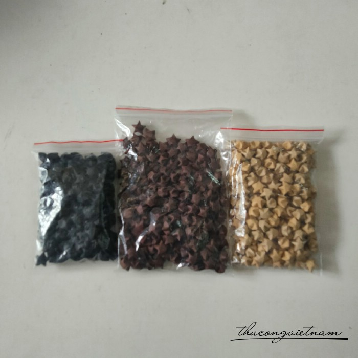 Ngôi sao giấy xếp sẵn 50c