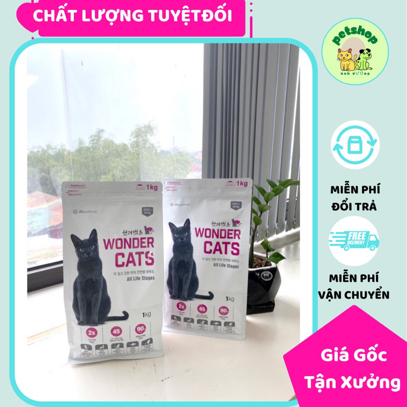 (1KG)Thức ăn cho mèo mọi lứa tuổi Wonder Cats