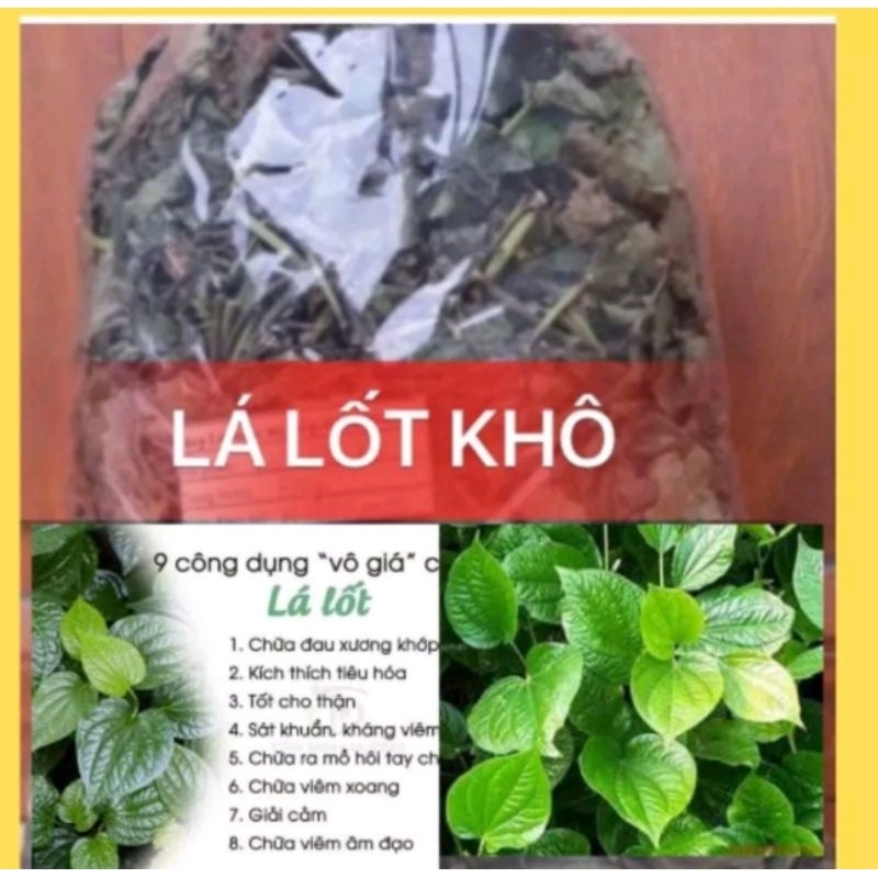 Lá Lốt khô 1 Ký ( hàng thơm, sạch, mới)