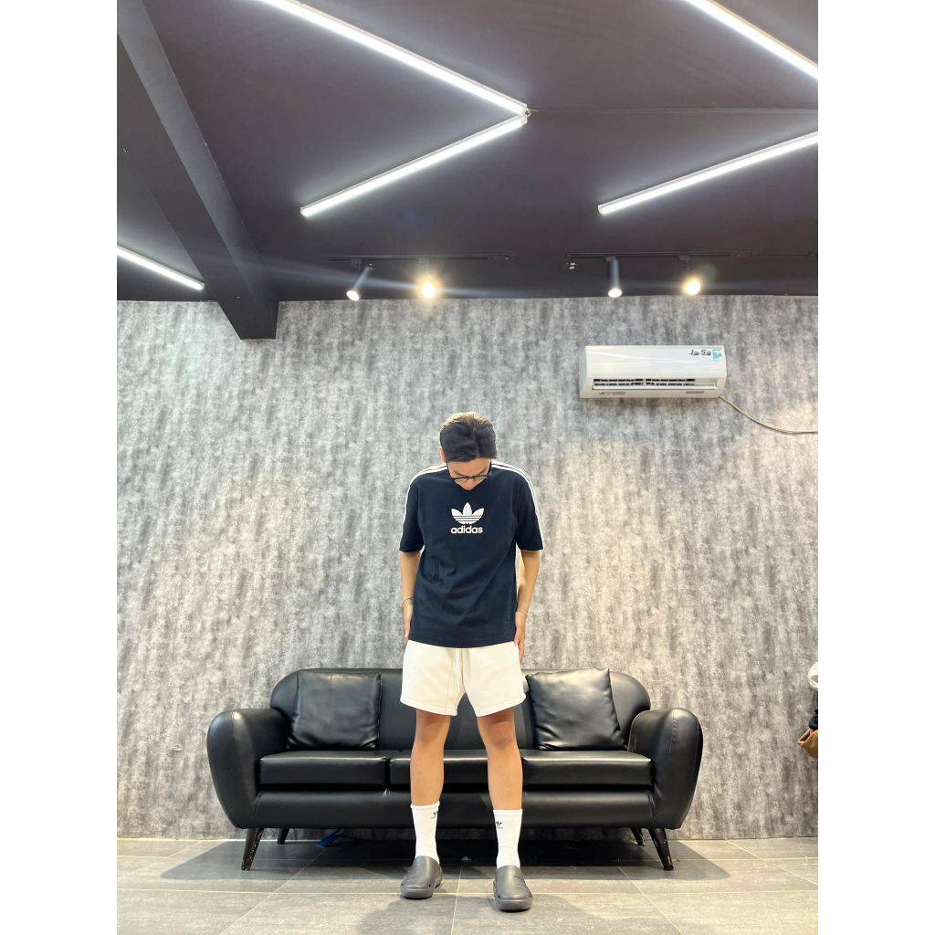 Áo Chính Hãng Adidas ADICOLOR TREFOIL TEE Shop Xám Store