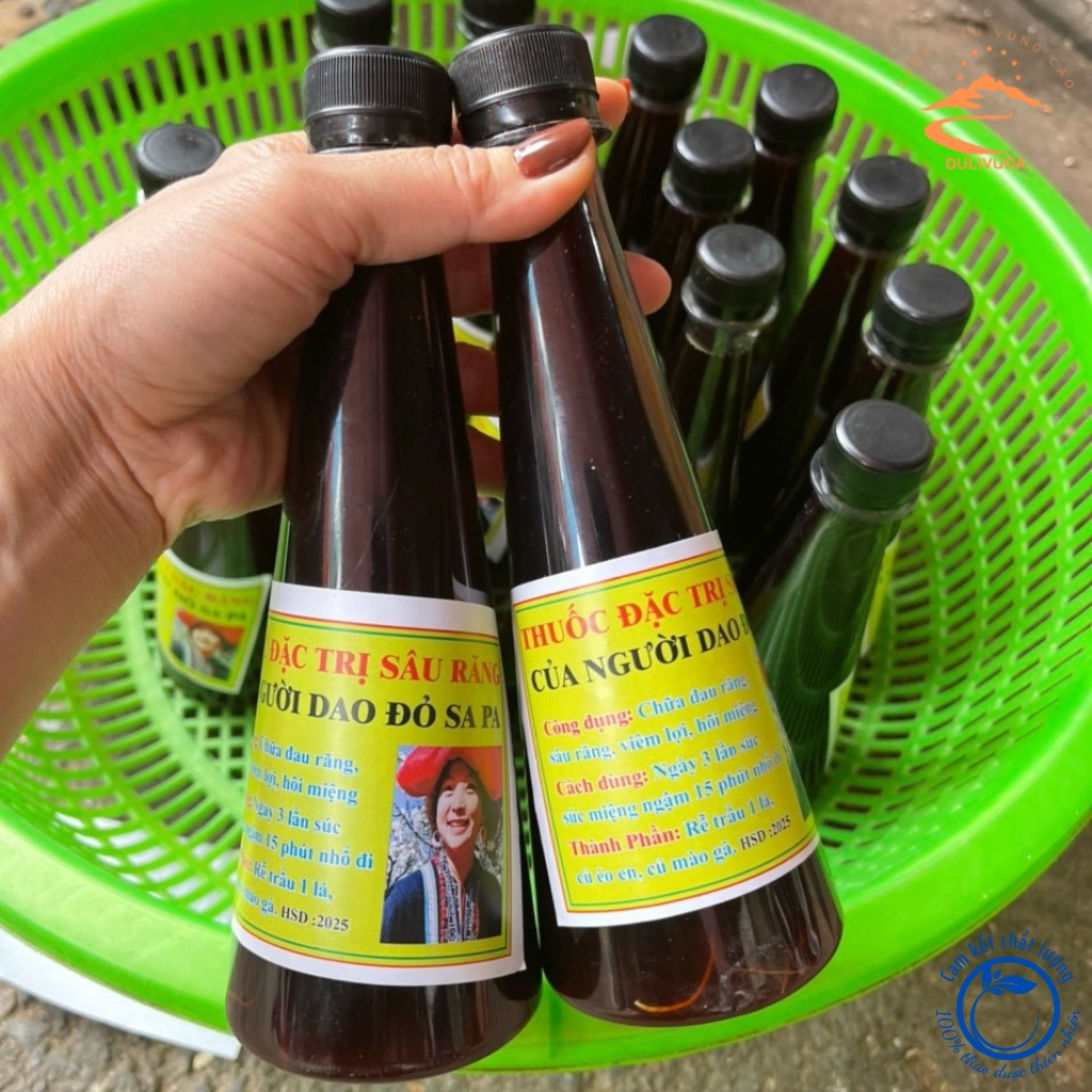 Thuốc sâu răng của người dao đỏ Sapa chính hiệu, sâu răng sưng lợi cho người lớn và cho bé