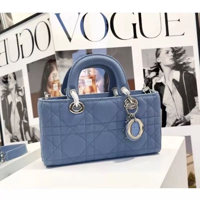 Túi di.or da bò denim hàng fullbox sz 26