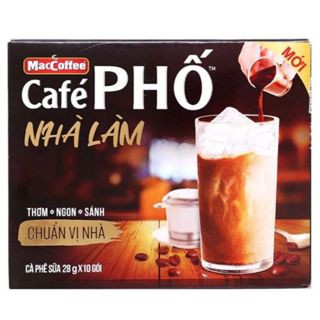 Cà phê Sữa Maccoffee cafe phố nhà làm hộp 280g