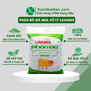 Phân Bò Đã Qua Xử Lí, Hữu Cơ, Không Mùi Hôi Gói 10 dm3
