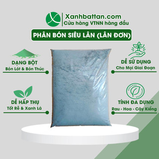 Phân Lân Đơn Bón Lót, Kích Rễ Cho Cây Trồng Túi 1 Kg