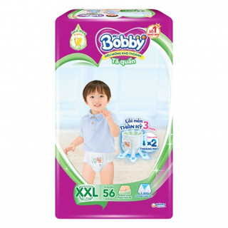 Bỉm - tã quần bobby size xxl - 56 miếng