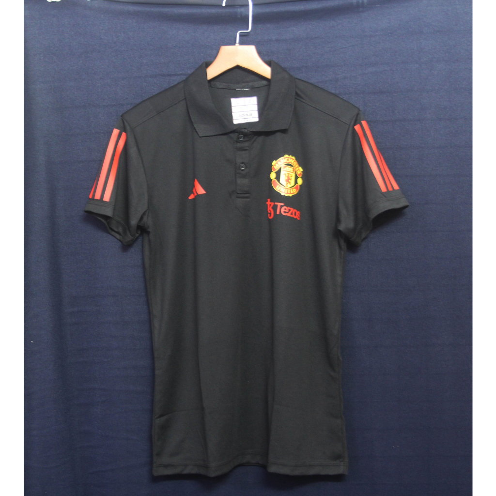 POLO MU 2023/24 - 2 MÀU ĐEN / TRẮNG MỚI