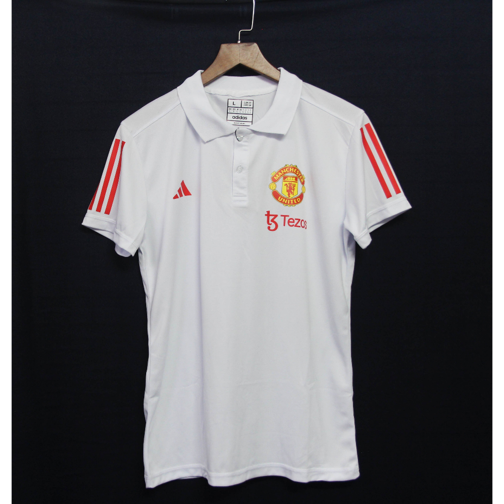 POLO MU 2023/24 - 2 MÀU ĐEN / TRẮNG MỚI