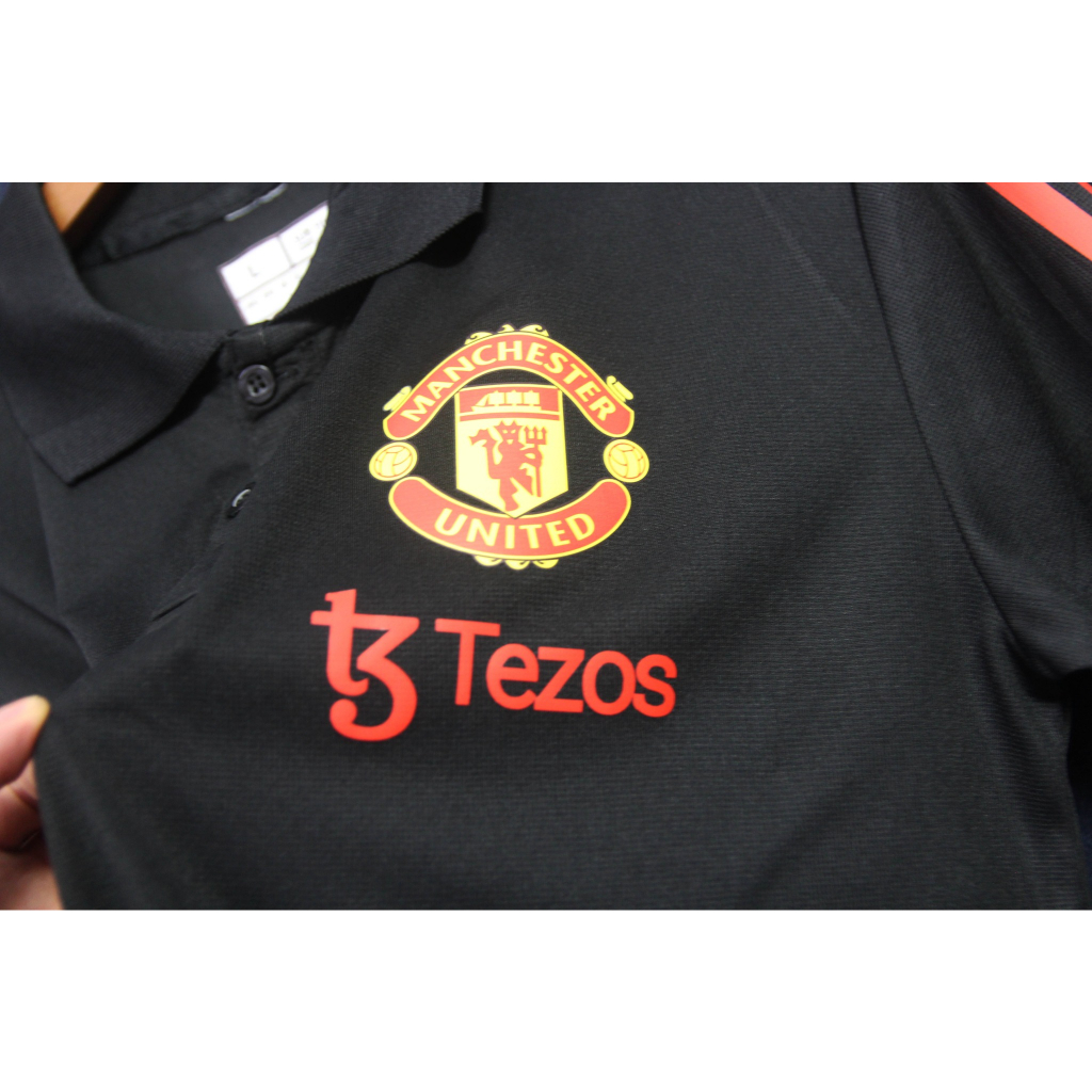 POLO MU 2023/24 - 2 MÀU ĐEN / TRẮNG MỚI