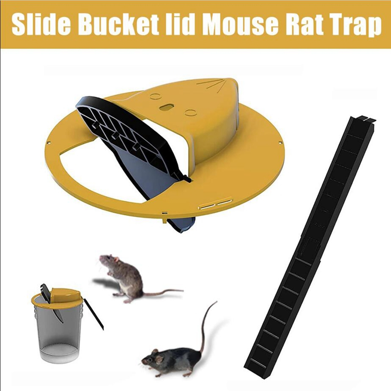 Bẫy Chuột Tự Động Thông Minh Có Nắp Trượt mousetrap trượt và lật thông minh có thể tái sử dụngmới thay thế bẫy chuộ