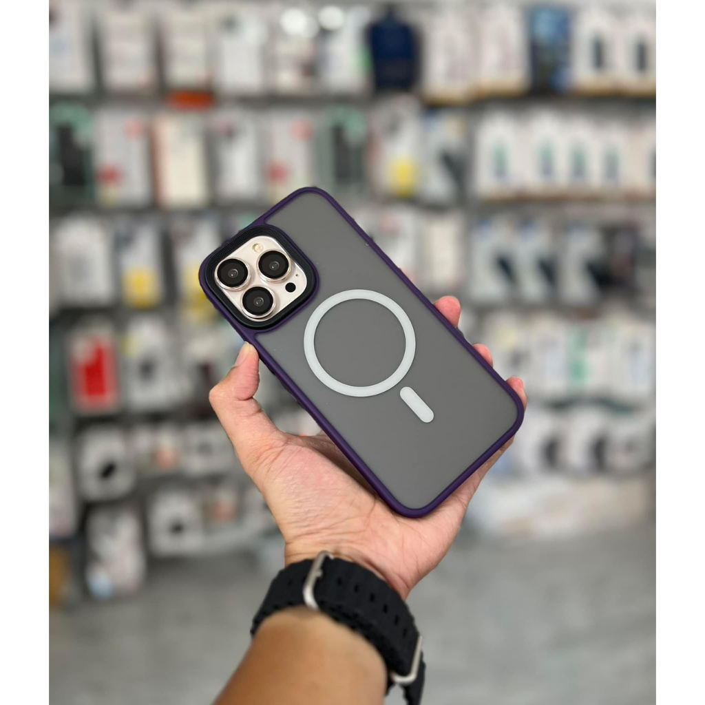 Ốp LIKGUS lưng nhám viền mầu cho iPhone 15 Pro, 14 Promax, 13 ProMax chống sốc viền bảo vệ Camera