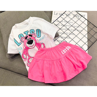 Set chân váy có quần cho bé gái siêu đẹp-bộ ngố kèm chân váy bé gái