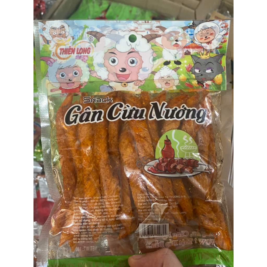 Snack Gân Cừu Nướng gói 180g