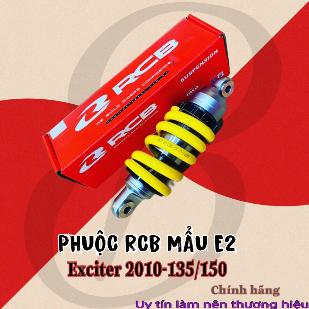 Phuộc RCB mẫu E2 EXCITER 135 - 150