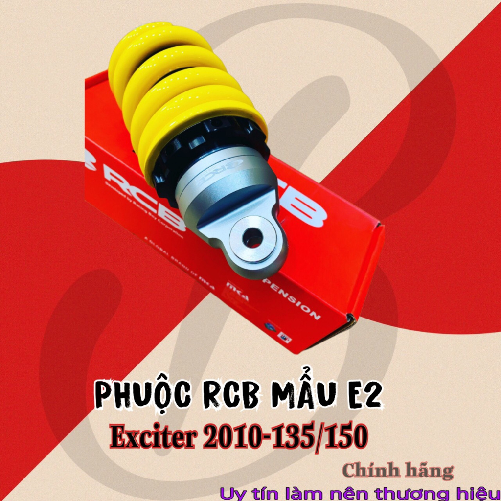 Phuộc RCB mẫu E2 EXCITER 135 - 150