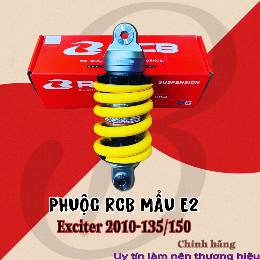 Phuộc RCB mẫu E2 EXCITER 135 - 150
