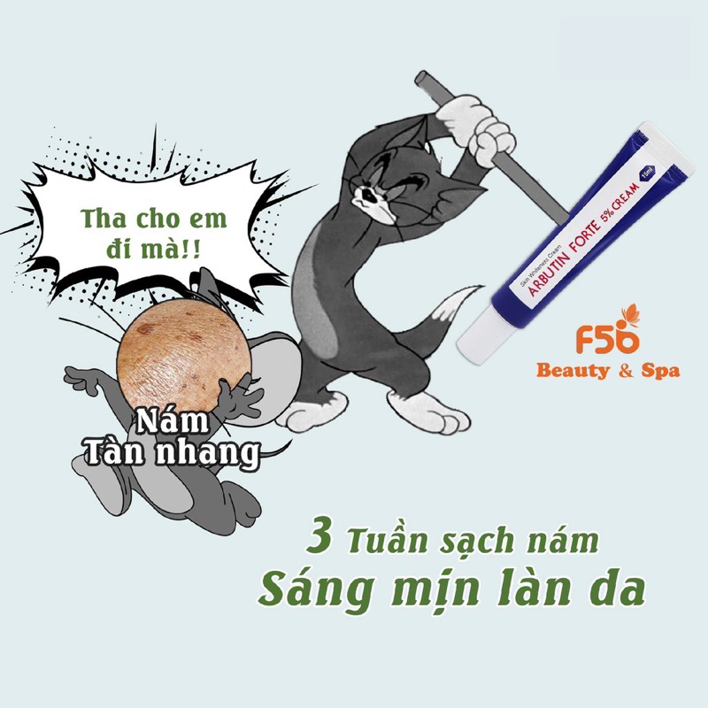 Kem trắng da nồng độ cao Arbutin Forte 5% Cream 15 ml