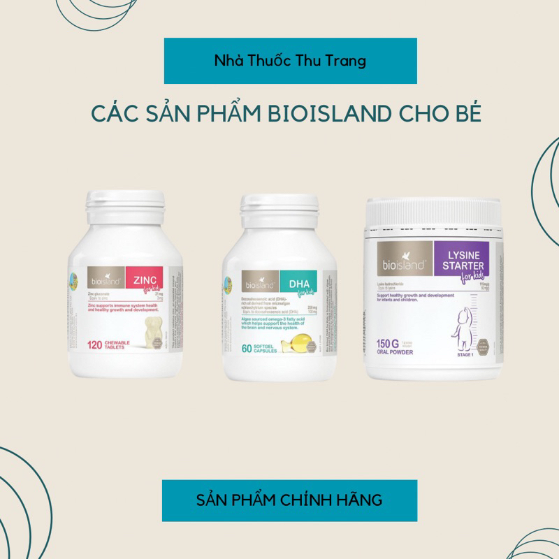 ĐỦ BILL- CÁC SẢN PHẨM BIO ISLAND CHO BÉ