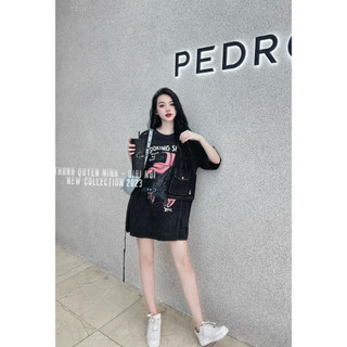 ĐẦM THUN JEANS