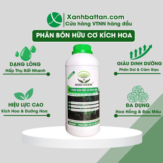 Phân Bón Hữu Cơ Chuyên Kích Thích Ra Hoa, Dưỡng Hoa To Và Chuẩn Phom 1 Lít