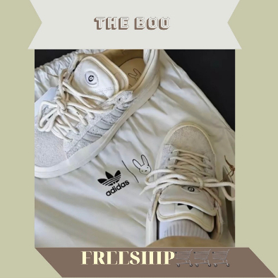 Giày Badbuny x Adidas Original Campus Cream SIÊU HOT FULLBOX