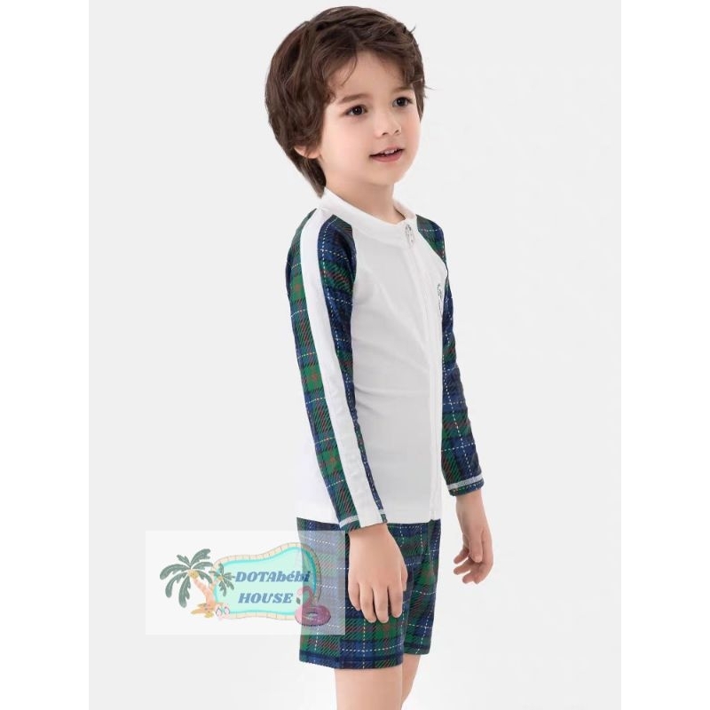 20-52kg tặng nón Đồ bơi rời tay dài MOMASONG UPF 50+ size đại cho bé trai cho nam người lớn mã SW0731 - DOTAbébi HOUSE