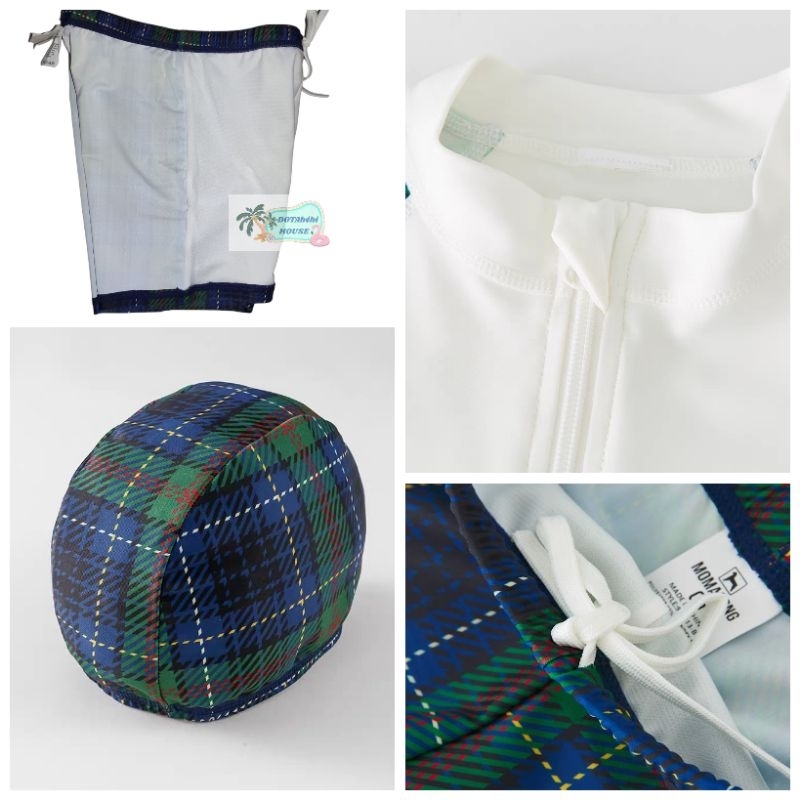 20-52kg tặng nón Đồ bơi rời tay dài MOMASONG UPF 50+ size đại cho bé trai cho nam người lớn mã SW0731 - DOTAbébi HOUSE