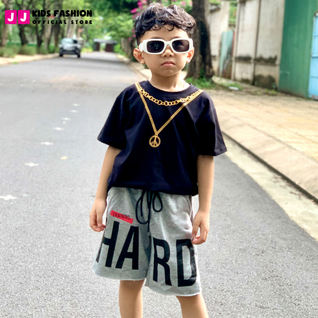 Quần bé trai, quần short hip hop năng động thoải mái full size - JJ Kids