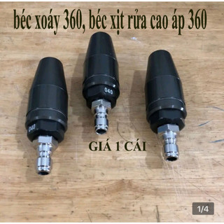 Béc xoáy 360, béc xịt rửa cao áp xoáy 360 độ cho máy rửa xe