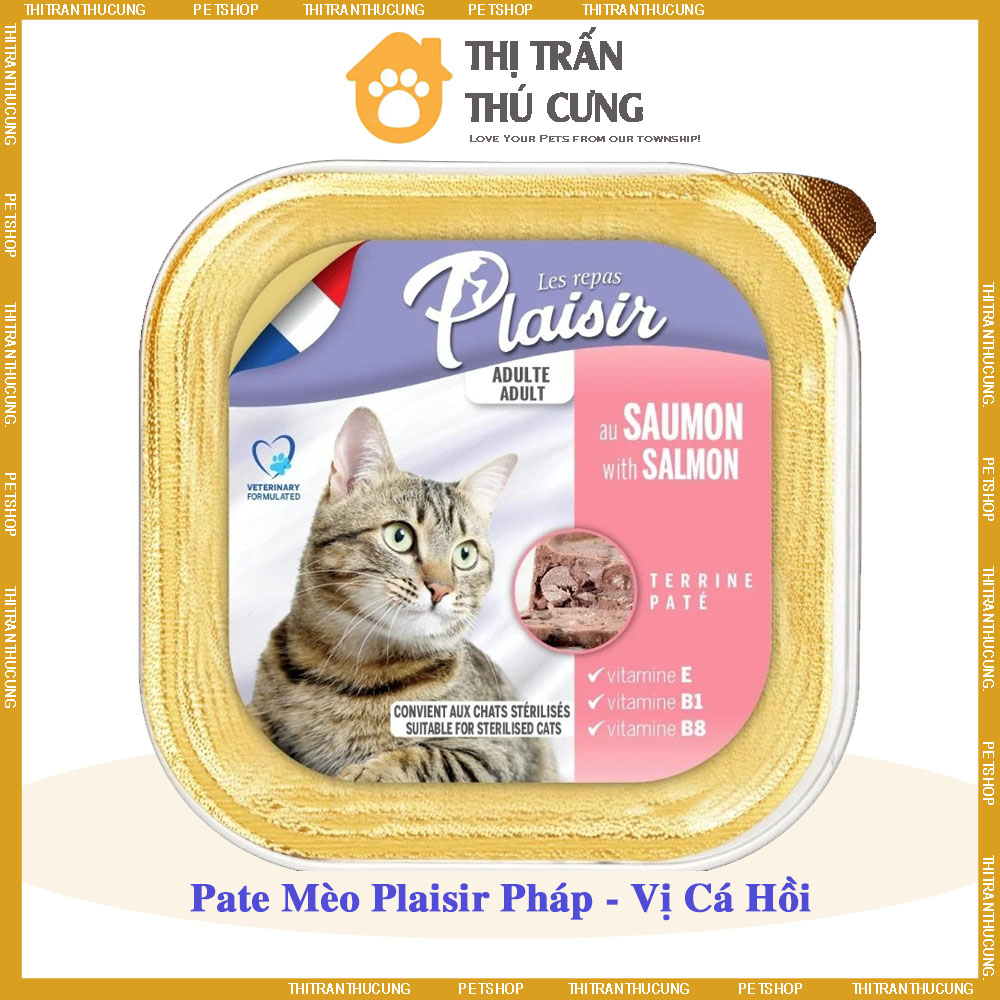 Pate Mèo Cao Cấp Les Repas PLAISIR 100g Xuất Xứ Pháp
