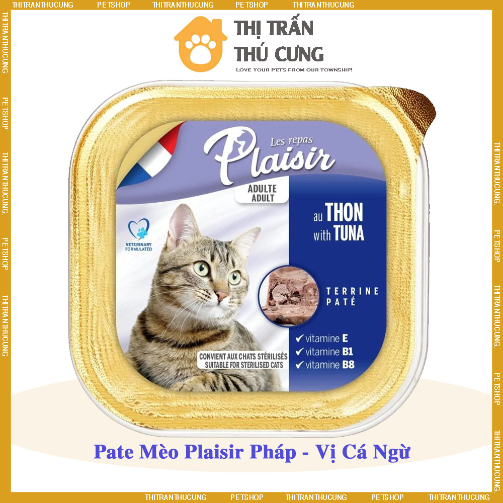 Pate Mèo Cao Cấp Les Repas PLAISIR 100g Xuất Xứ Pháp