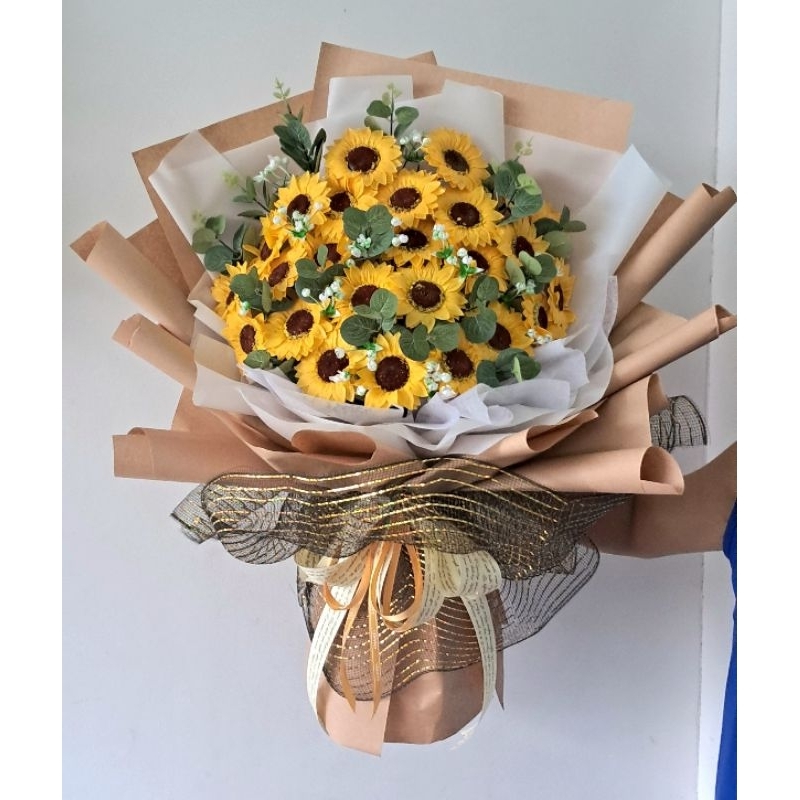 Bó hoa hướng dương 25 bông siêu to, tpHCM.