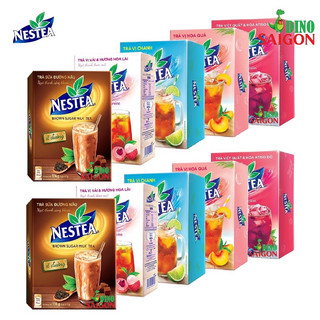 Combo 2 Hộp Trà Nestea Vị Trà sữa, Chanh, Việt quất, Vải lài và Hoa quả