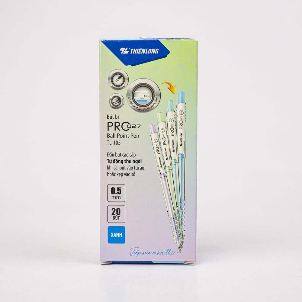 Mua 10 cây Bút bi màu pastel PRO 027 Thiên Long TL-105