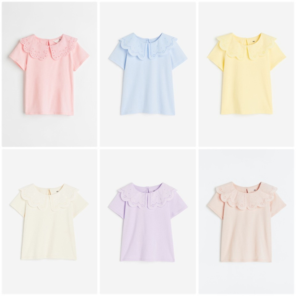 Áo bé gái lớn HM chính hãng